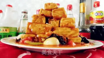 Make Pearl tofu box step 21