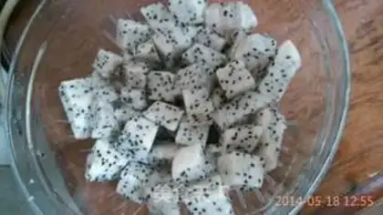 Make Fruit Sandin step 1