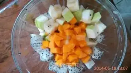Make Fruit Sandin step 4
