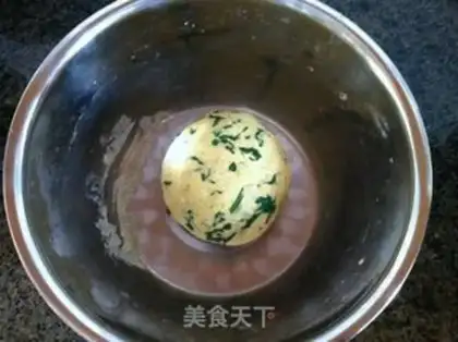 Make Celery leaf corn noodles step 6