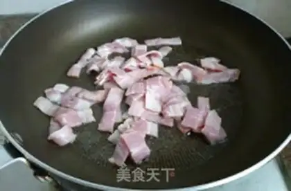 Make Cheese bacon, Dutch beans step 3