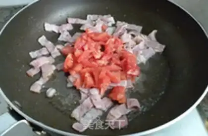 Make Cheese bacon, Dutch beans step 4