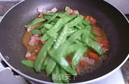 Make Cheese bacon, Dutch beans step 6