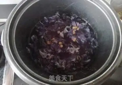 Make Purple potato silver congee step 5