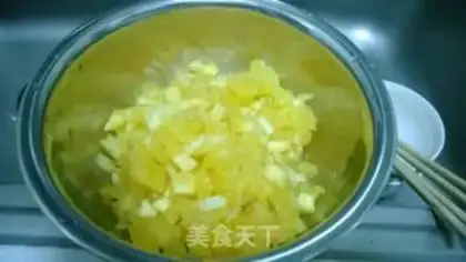 Make Pineapple granule jam step 1