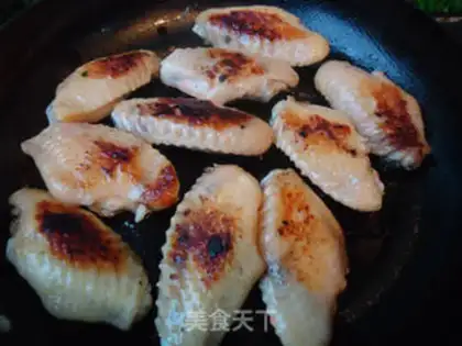 Make Chicken wings with eggplant juice step 6