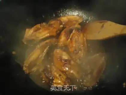 Make Chicken wings with eggplant juice step 8