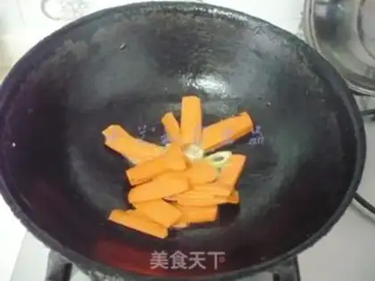 Make Pelican mushroom carrots step 3