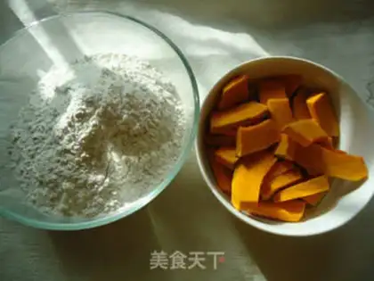 Make Handmade pumpkin buns step 0