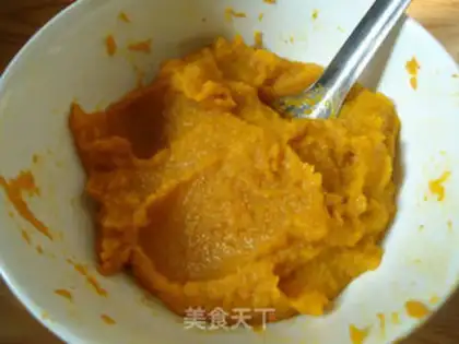 Make Handmade pumpkin buns step 2
