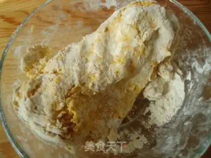 Make Handmade pumpkin buns step 4