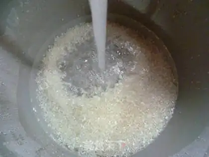 Make Peas with salted potatoes step 3