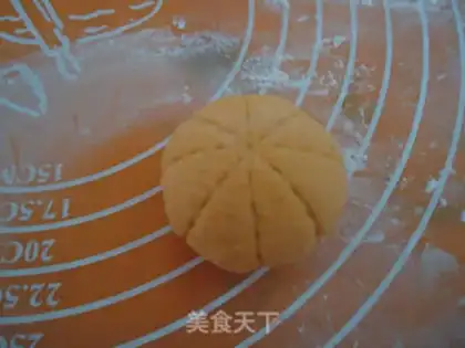 Make Handmade pumpkin buns step 9