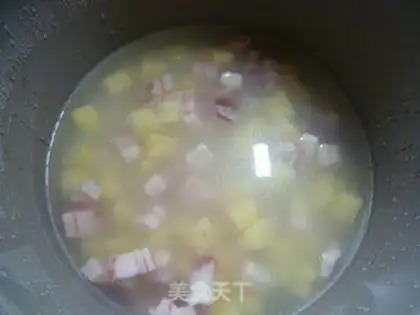 Make Sakura tofu is burning at night step 5