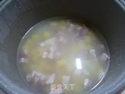 Make Peas with salted potatoes step 6