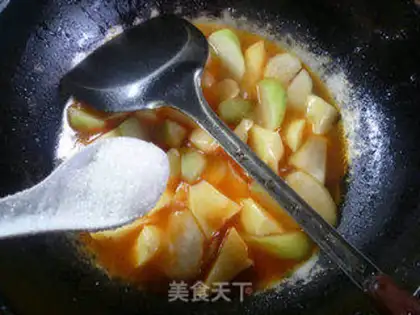 Make Sakura tofu is burning at night step 9