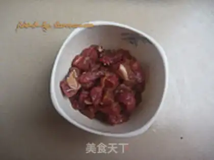 Make Apple beef step 1