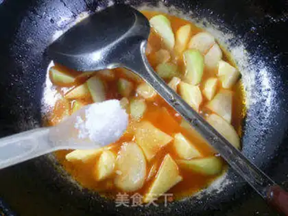 Make Sakura tofu is burning at night step 10