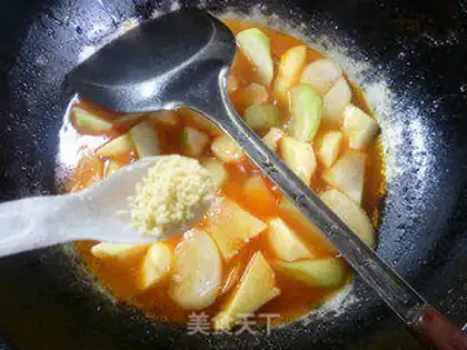 Make Sakura tofu is burning at night step 11