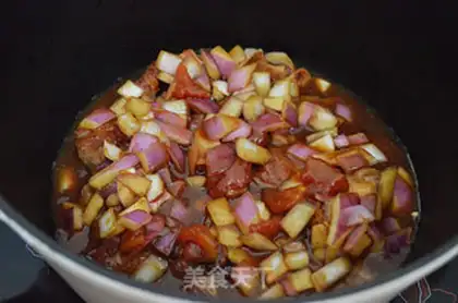 Make Tomato fragrance tore pork step 10