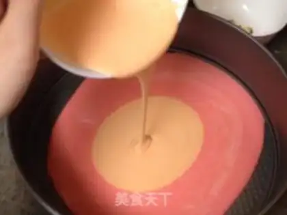 Make Rainbow birthday cake step 7