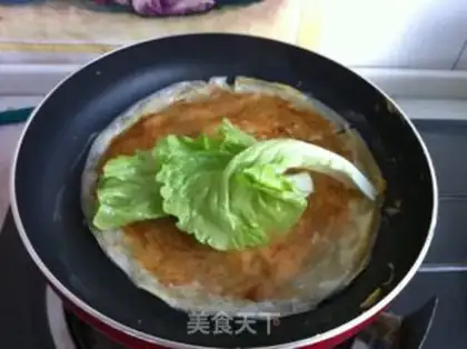 Make Egg burrito step 6