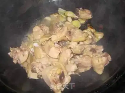 Make Chicken stew mushrooms step 10