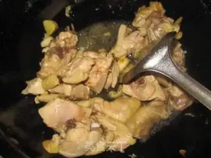 Make Chicken stew mushrooms step 11