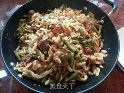 Make Bone bean noodle step 2