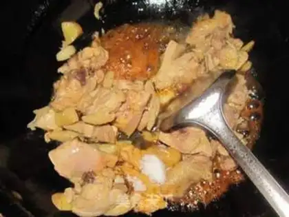 Make Chicken stew mushrooms step 14