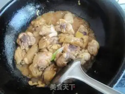 Make Chicken stew mushrooms step 15