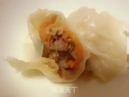 Make Carrot pork dumplings step 9