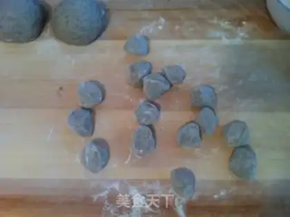 Make Black Bean paste dumplings step 6