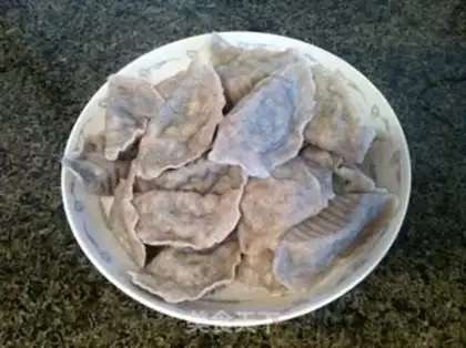 Make Black Bean paste dumplings step 11