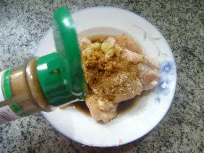 Make Aluminum paper chicken wings step 5