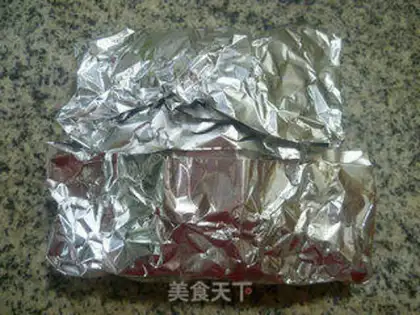 Make Aluminum paper chicken wings step 10