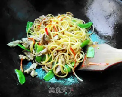 Make Black pepper beef pasta step 8