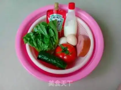 Make Egg ham sandwich step 0