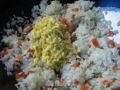 Make Cheese sauce and rice step 6