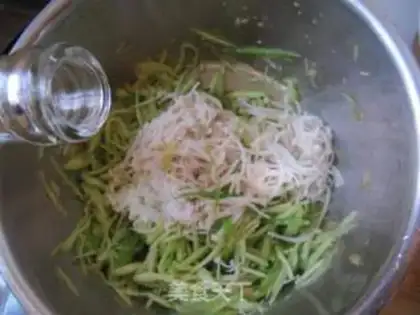 Make cucumber with a golden pin mushroom step 10