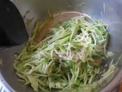 Make cucumber with a golden pin mushroom step 11