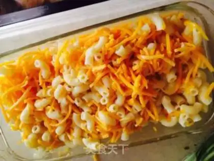 Make Traditional American cheese pasta step 5