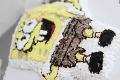 Make SpongeBobcake step 5