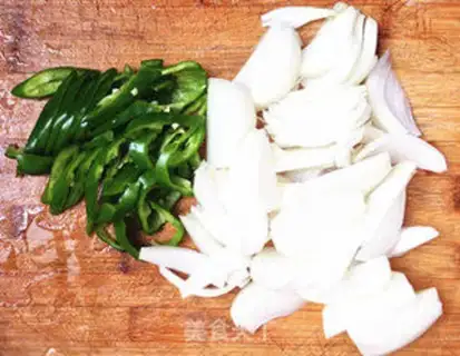Make Onion fried liver step 2