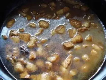 Make Potato red meat step 4