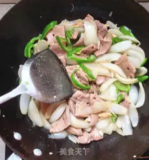 Make Onion fried liver step 6