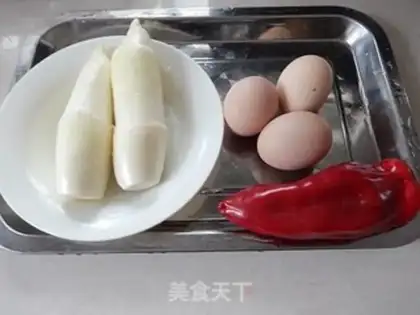 Make White fried eggs step 0