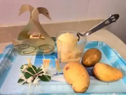 Make Mango ice cream step 5