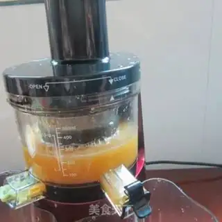 Make Orange banana juice step 3