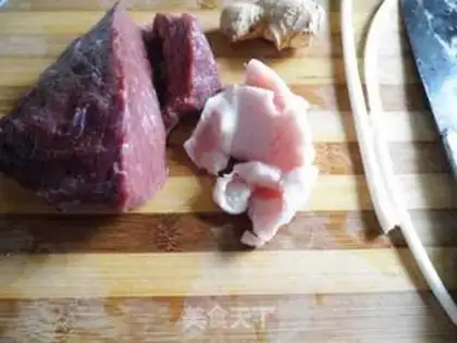 Make Cream beef balls step 0